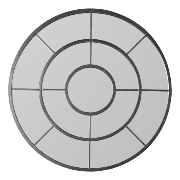 Branford Mirror Round Black 80x80cm