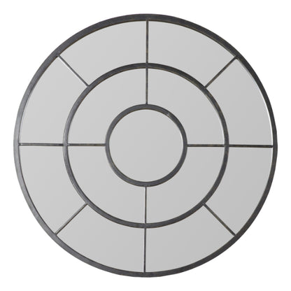 Branford Mirror Round Black 80x80cm