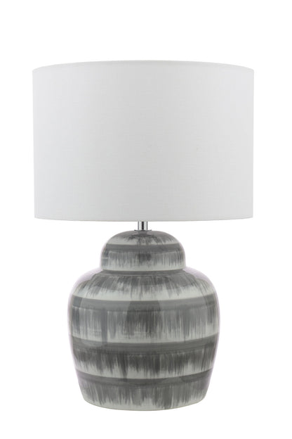 Brenna Grey Table Lamp