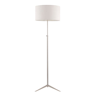 Brielle Satin Chrome Floor Lamp