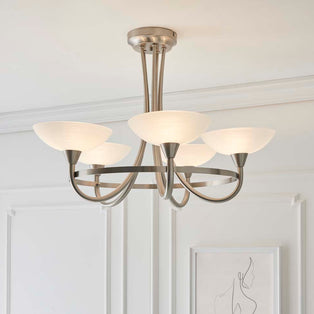 Cagney 5 Light - Satin Chrome