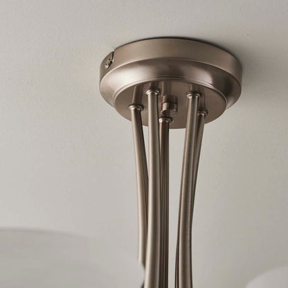 Cagney 5 Light Ceiling Light Satin Chrome