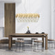 Celestia 6 Light 2 Tier Gold Ceiling Pendant