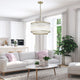 Giovanna 5 Light 2 Tier Gold Ceiling Pendant