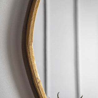 Chattenden Large Blob Gold Mirror