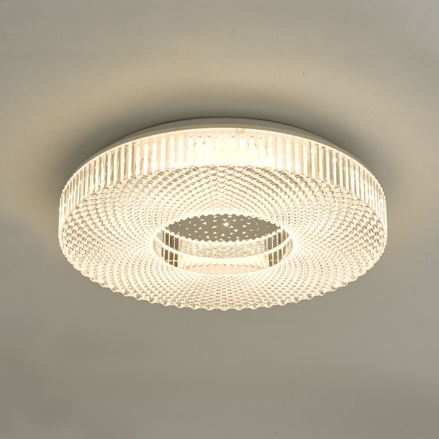 Cimona Medium Acrylic LED Flush Ceiling Light