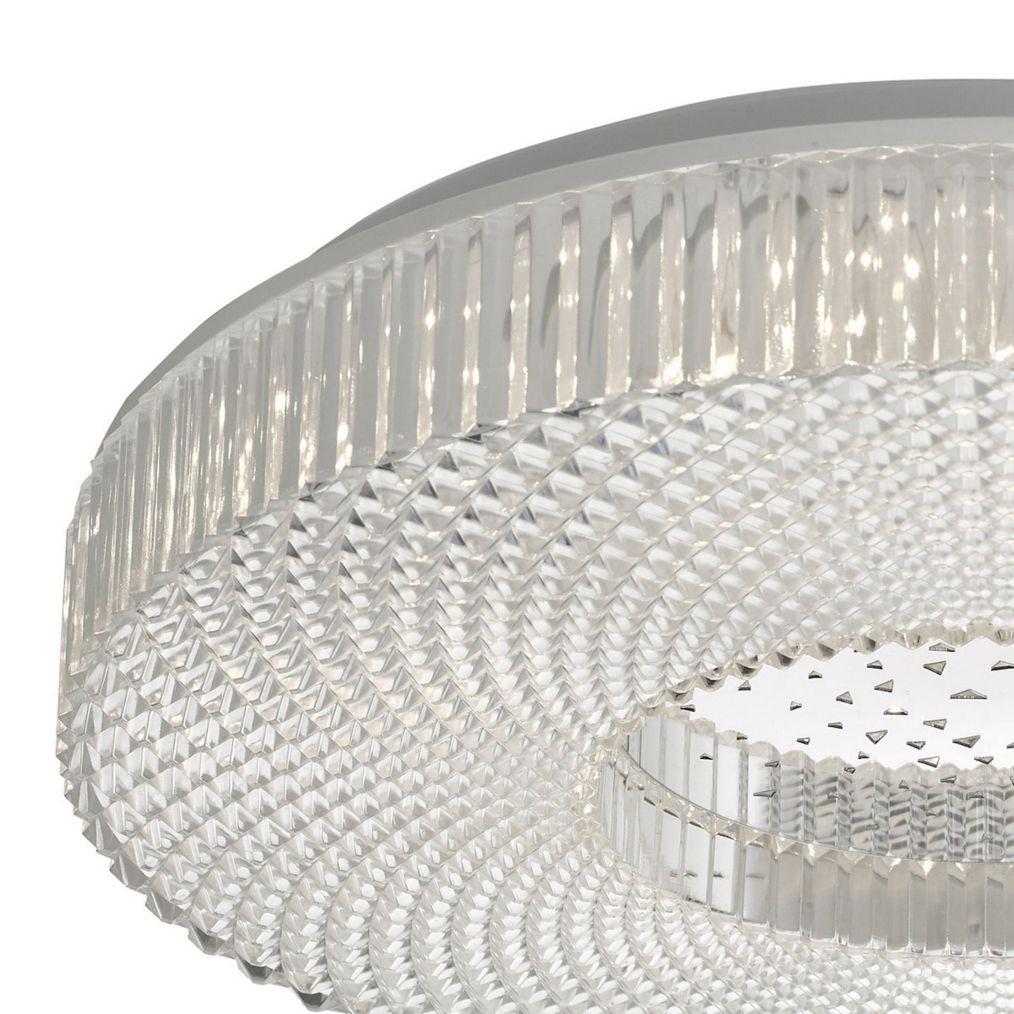 Cimona Medium Acrylic LED Flush Ceiling Light