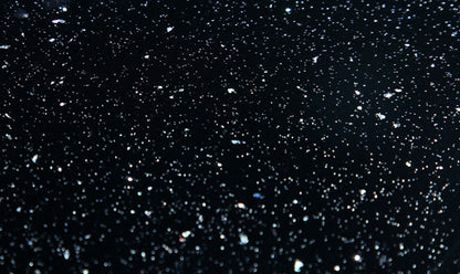 Twinkle Black Sparkle Glass End Table