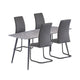 Covelo Grey Marble Dining Set