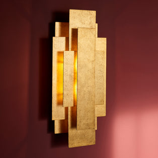 2 Light Wall Light 2 PACK Gold