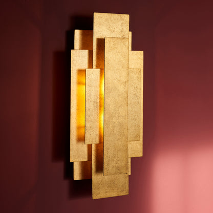 2 Light Wall Light 2 PACK Gold