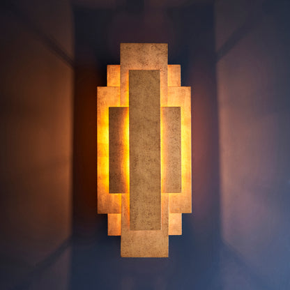 2 Light Wall Light 2 PACK Gold