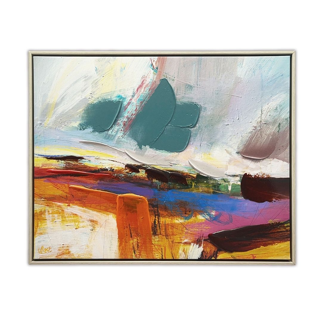 Summer Morning Framed Canvas Wall Art 40x50