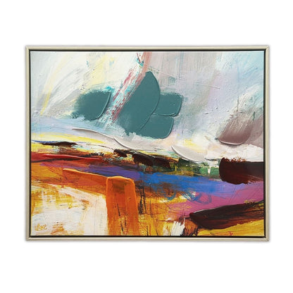 Summer Morning Framed Canvas Wall Art 40x50