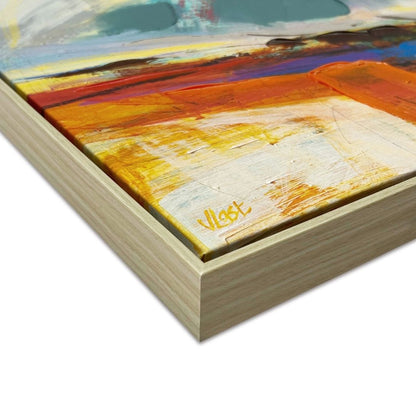 Summer Morning Framed Canvas Wall Art 40x50