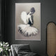 Angel Wings II Framed Canvas Wall Art 70x100