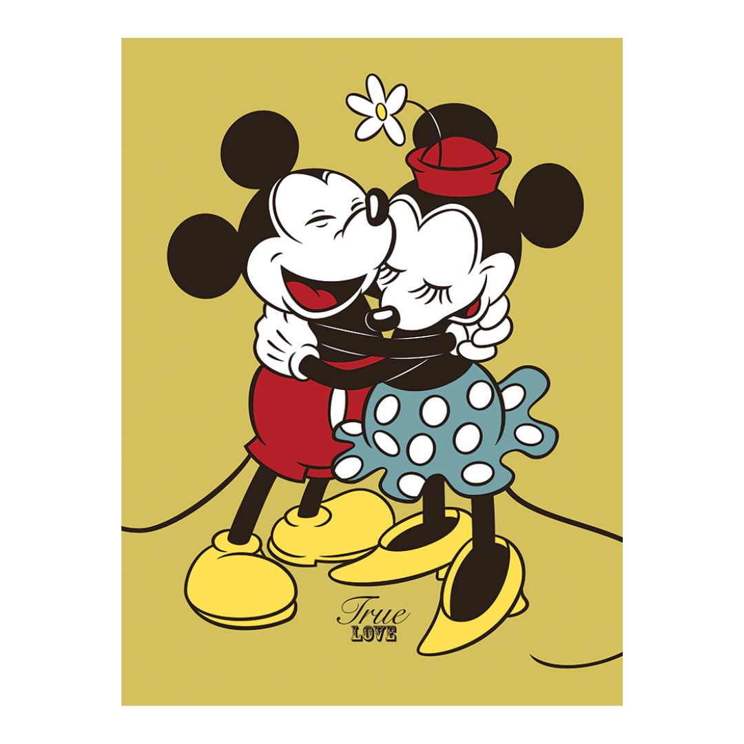 Mickey & Minnie Mouse True Love Canvas