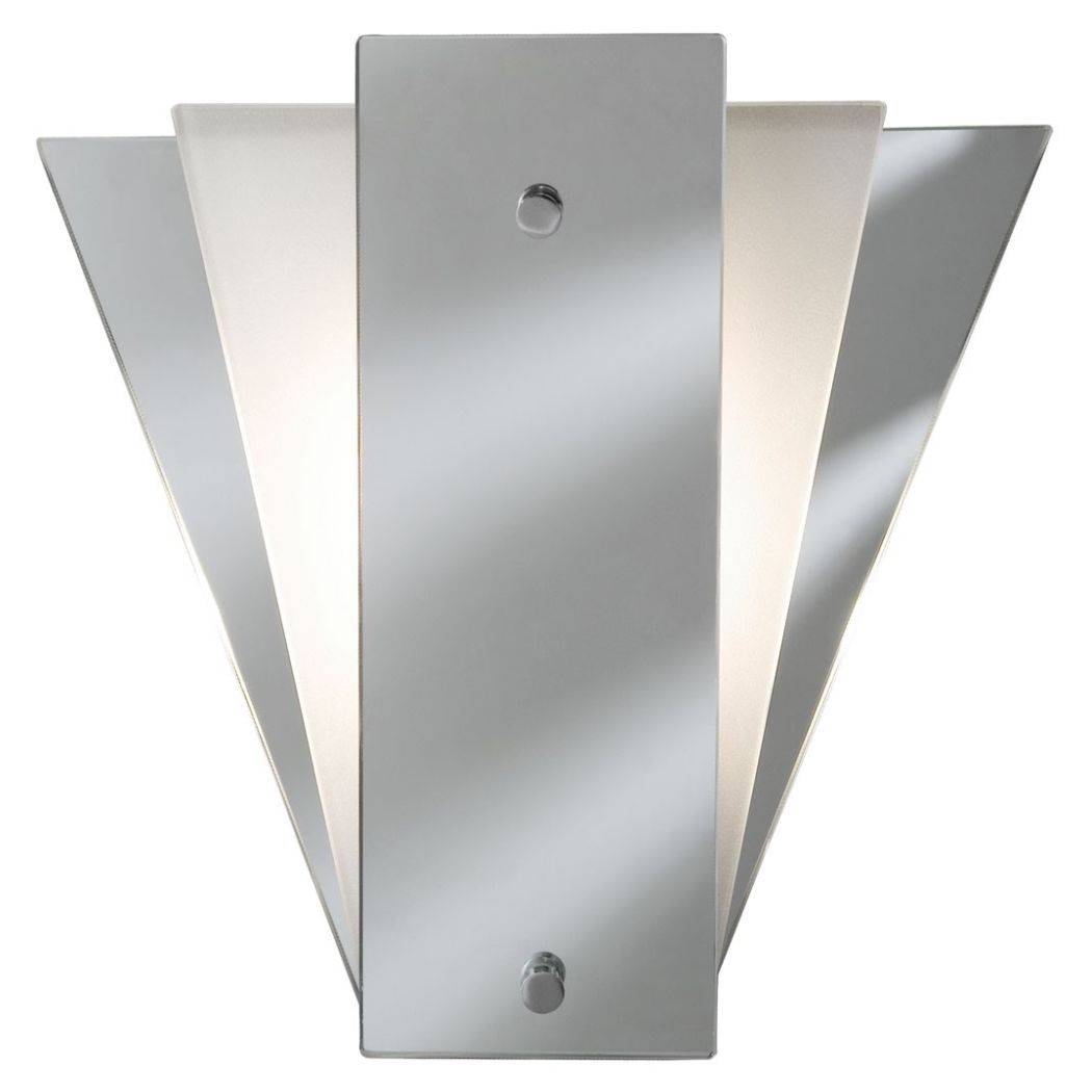 Fan 1-Light Mirrored Wall Light