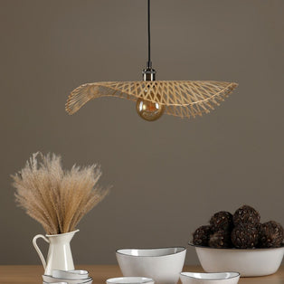 Deja Easy Fit Rattan Ceiling Pendant Shade