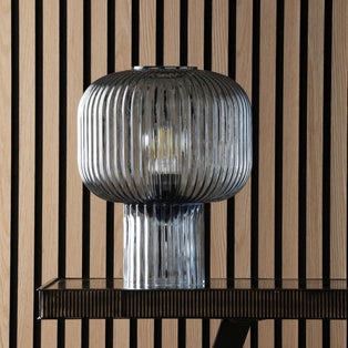 Demarius Blue Glass Table Lamp