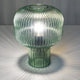 Demarius Green Glass Table Lamp