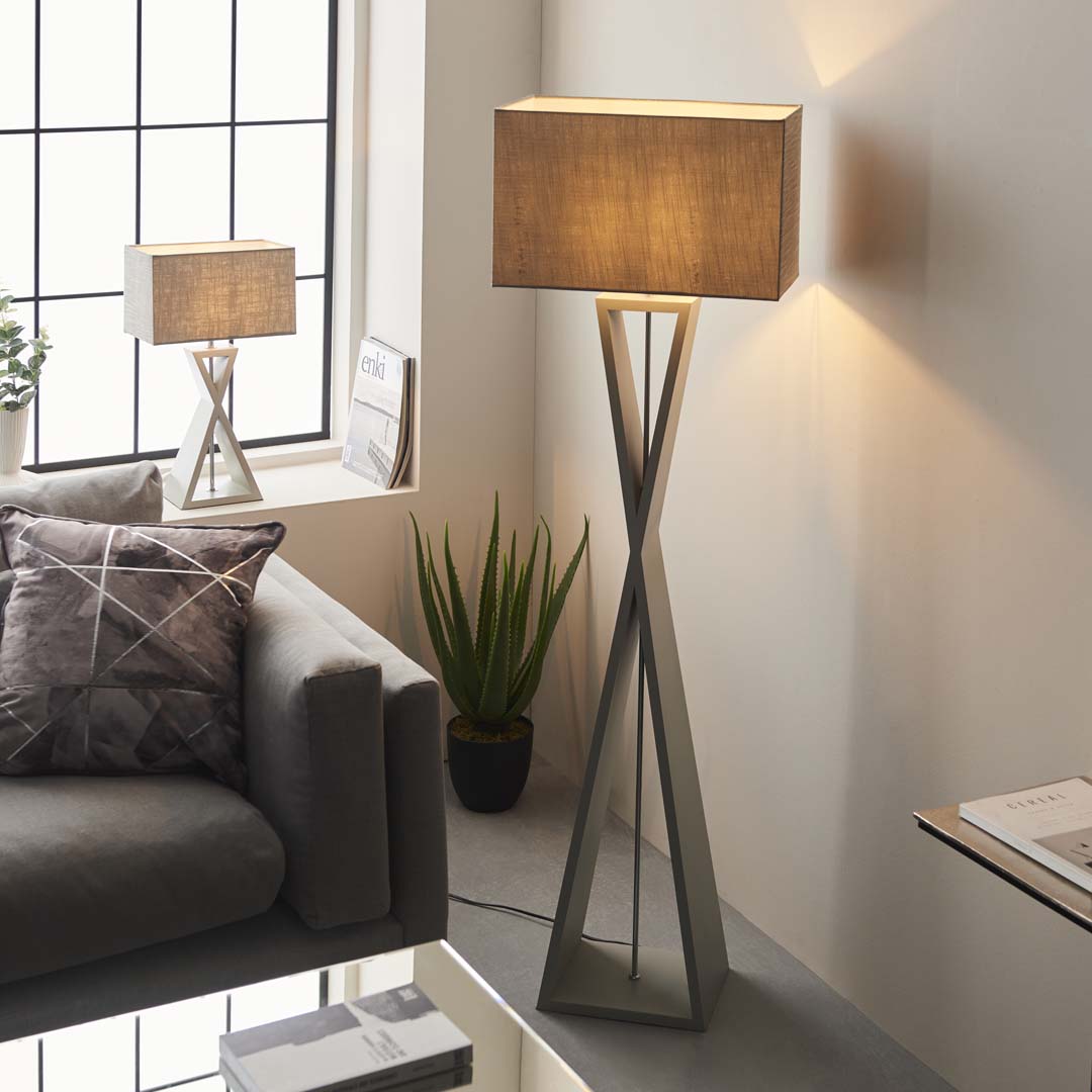 Kaden Floor Lamp Grey