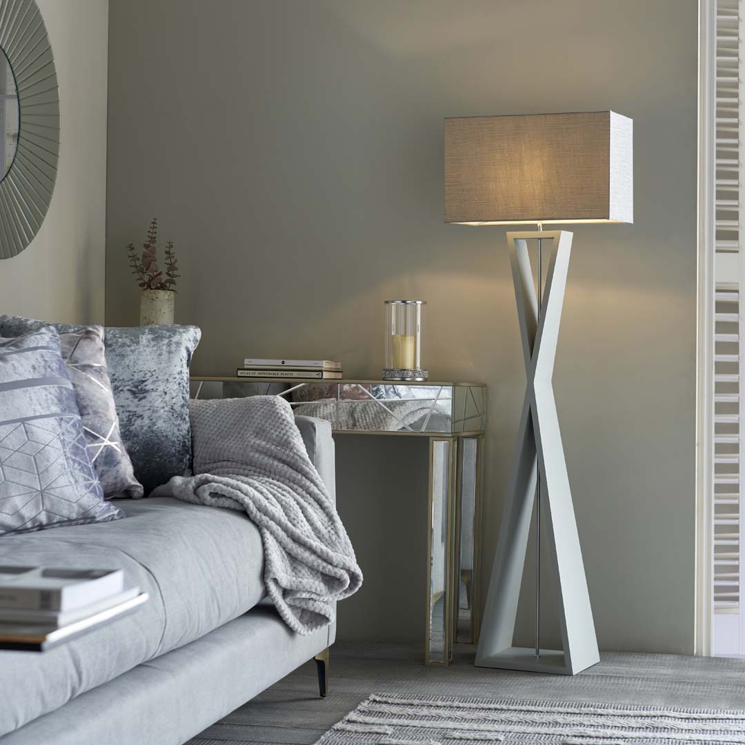 Kaden Floor Lamp Grey