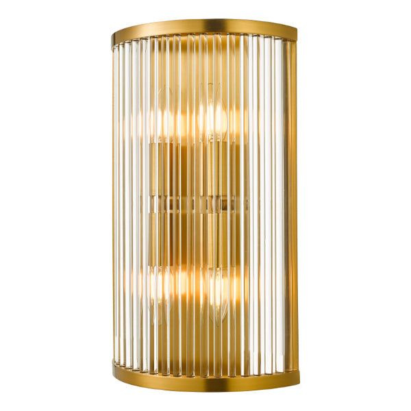 Eleanor Antique Brass Wall Light