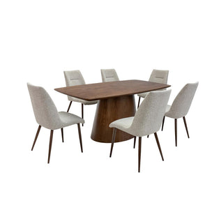 Monaco 1.8M Dining Set with 6 Chelsea Chairs