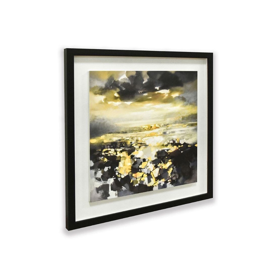 Yellow Matter Framed Wall Art 40x40