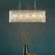 Entwine 10 Light Polished Nickel & Crystal Ceiling Pendant Bar