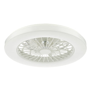 White Flush LED Ceiling Fan