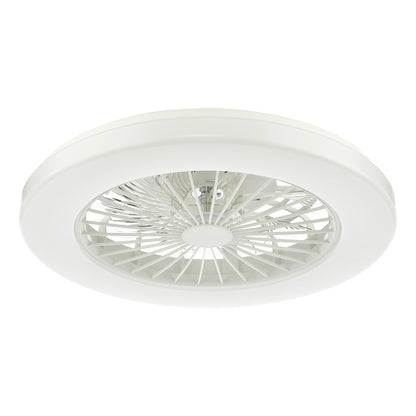White Flush LED Ceiling Fan