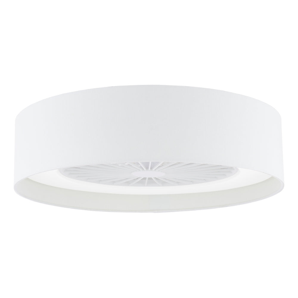 Fan White LED Flush