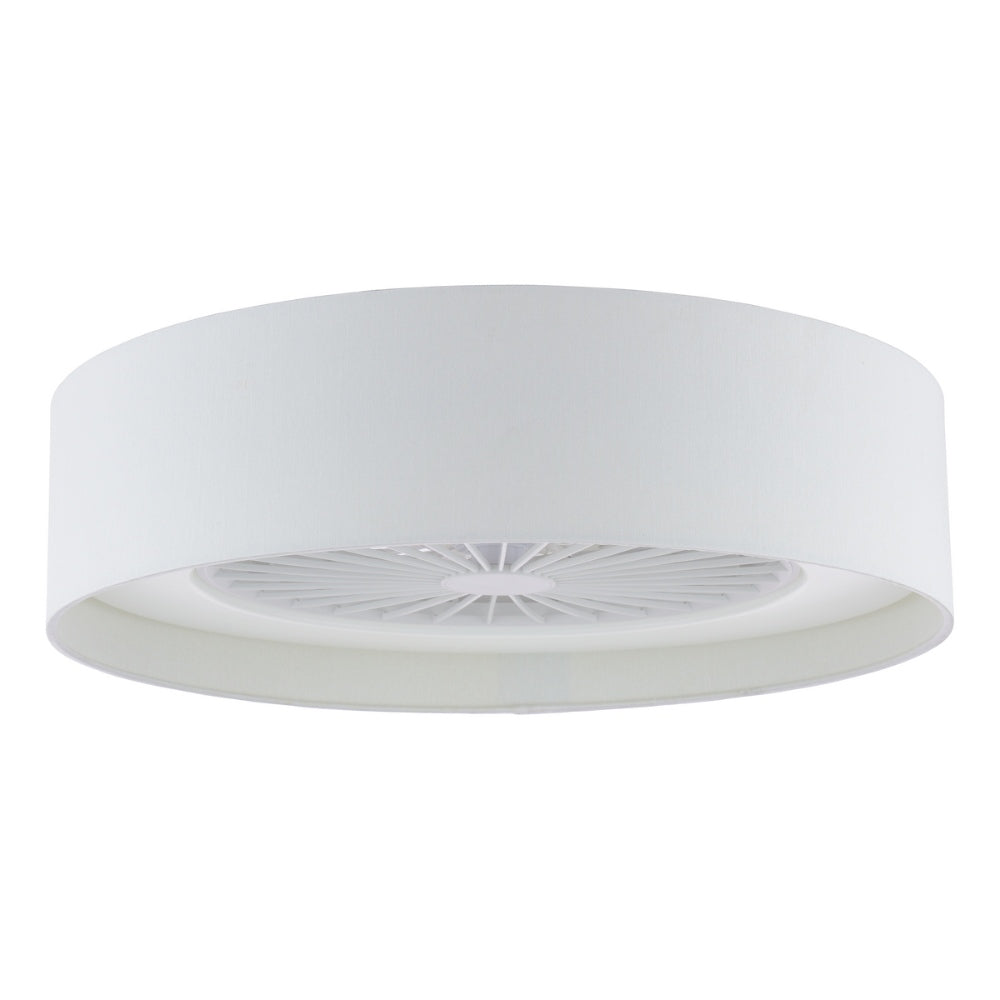 Fan White LED Flush
