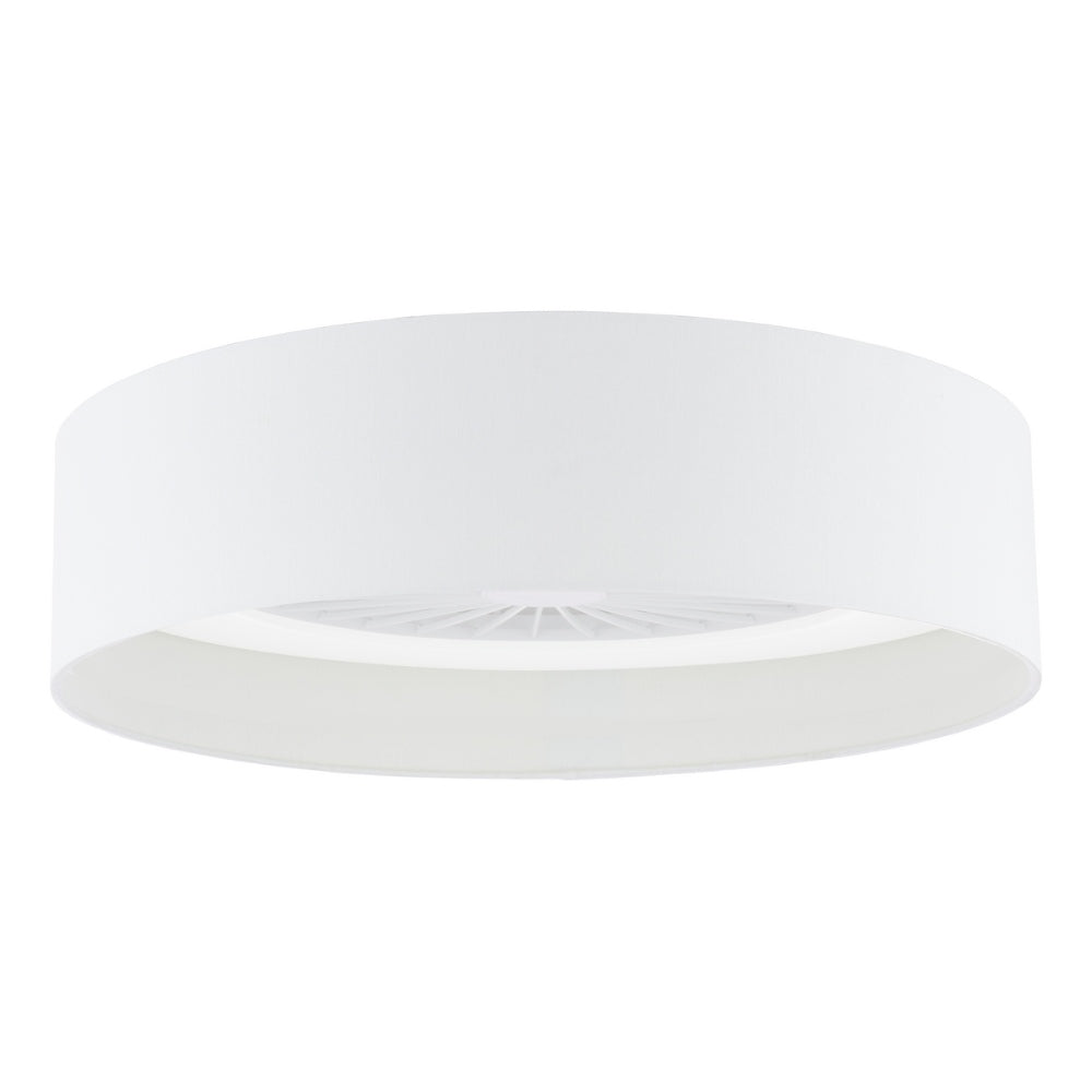 Fan White LED Flush