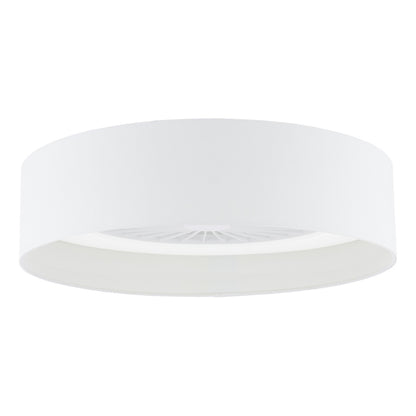 Fan White LED Flush