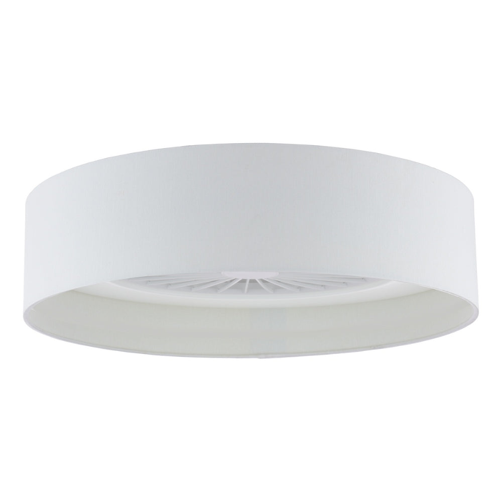 Fan White LED Flush