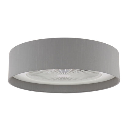 Fan Grey LED Flush