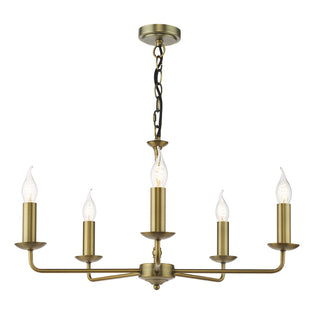Favian 5-Light Matte Bronze Chandelier