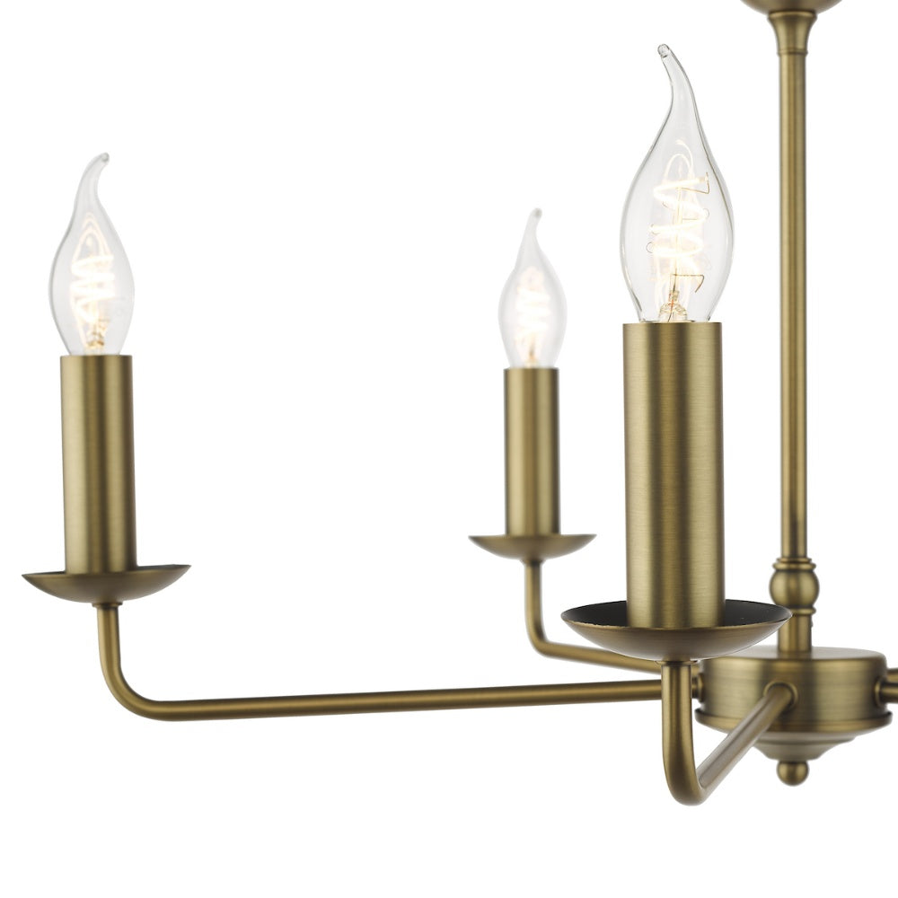 Favian 5-Light Matte Bronze Chandelier