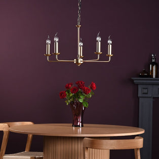Favian 8-Light Matte Bronze Chandelier