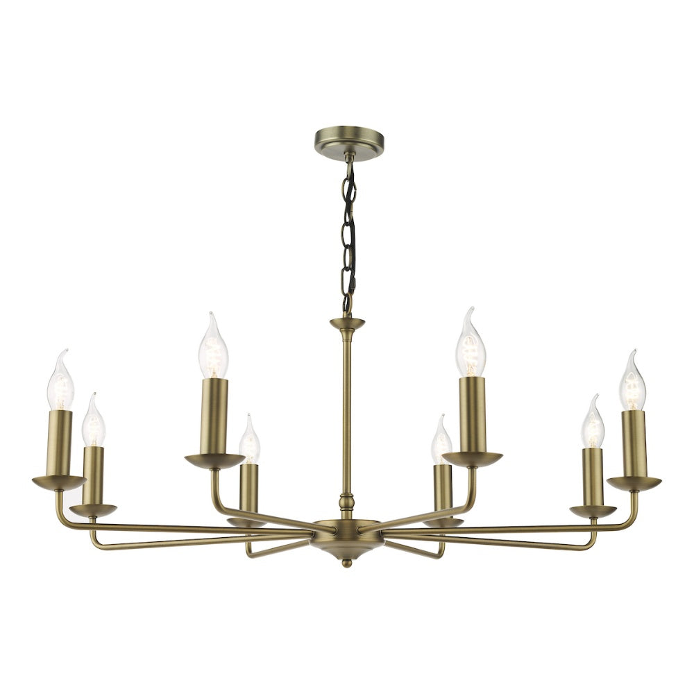 Favian 8-Light Matte Bronze Chandelier