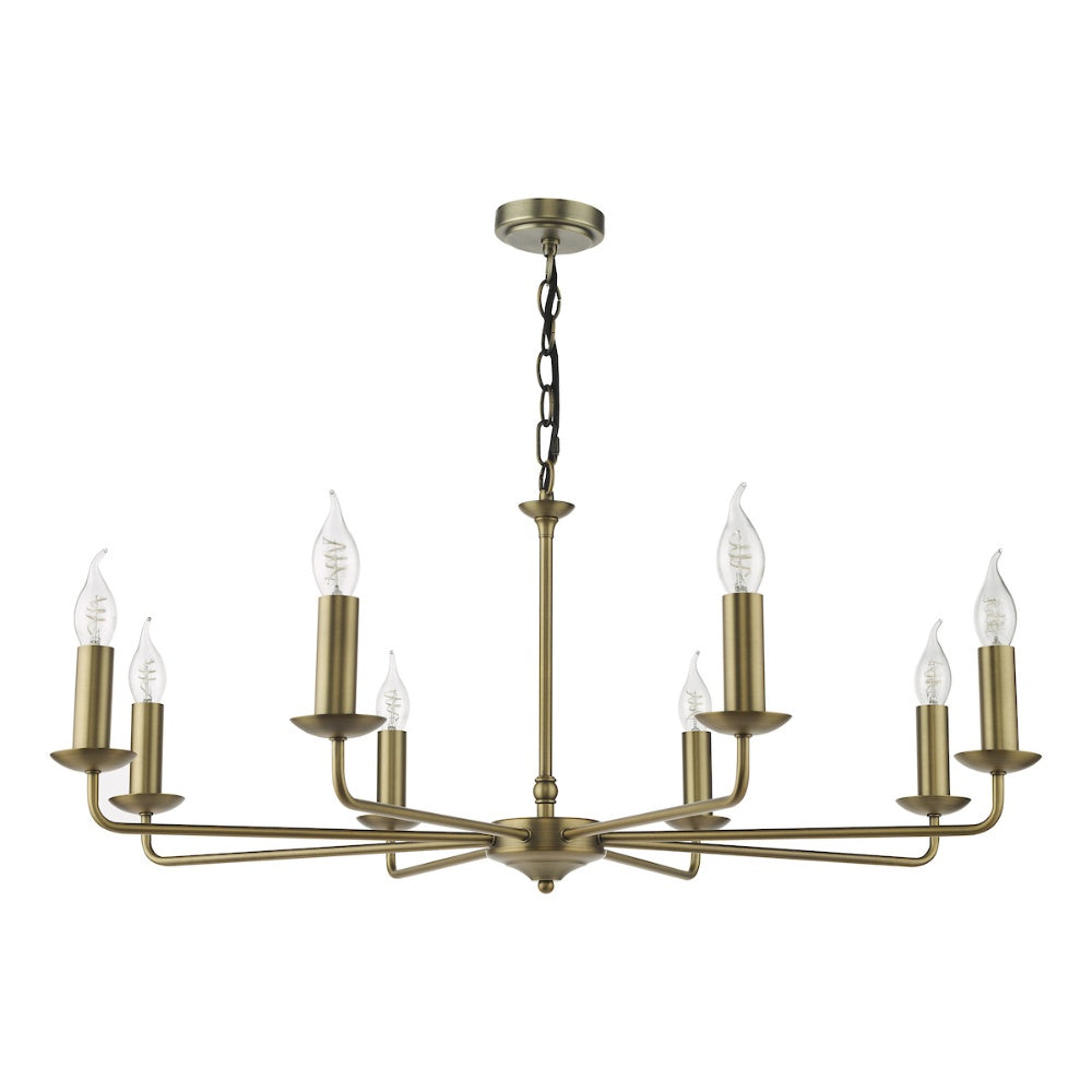 Favian 8-Light Matte Bronze Chandelier