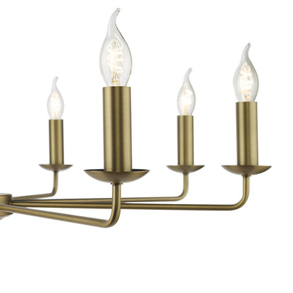 Favian 8-Light Matte Bronze Chandelier