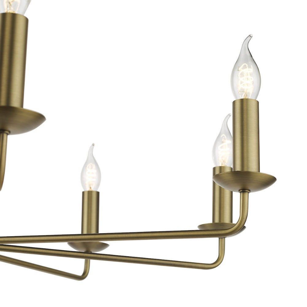 Favian 8-Light Matte Bronze Chandelier
