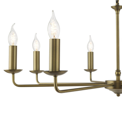 Favian 8-Light Matte Bronze Chandelier