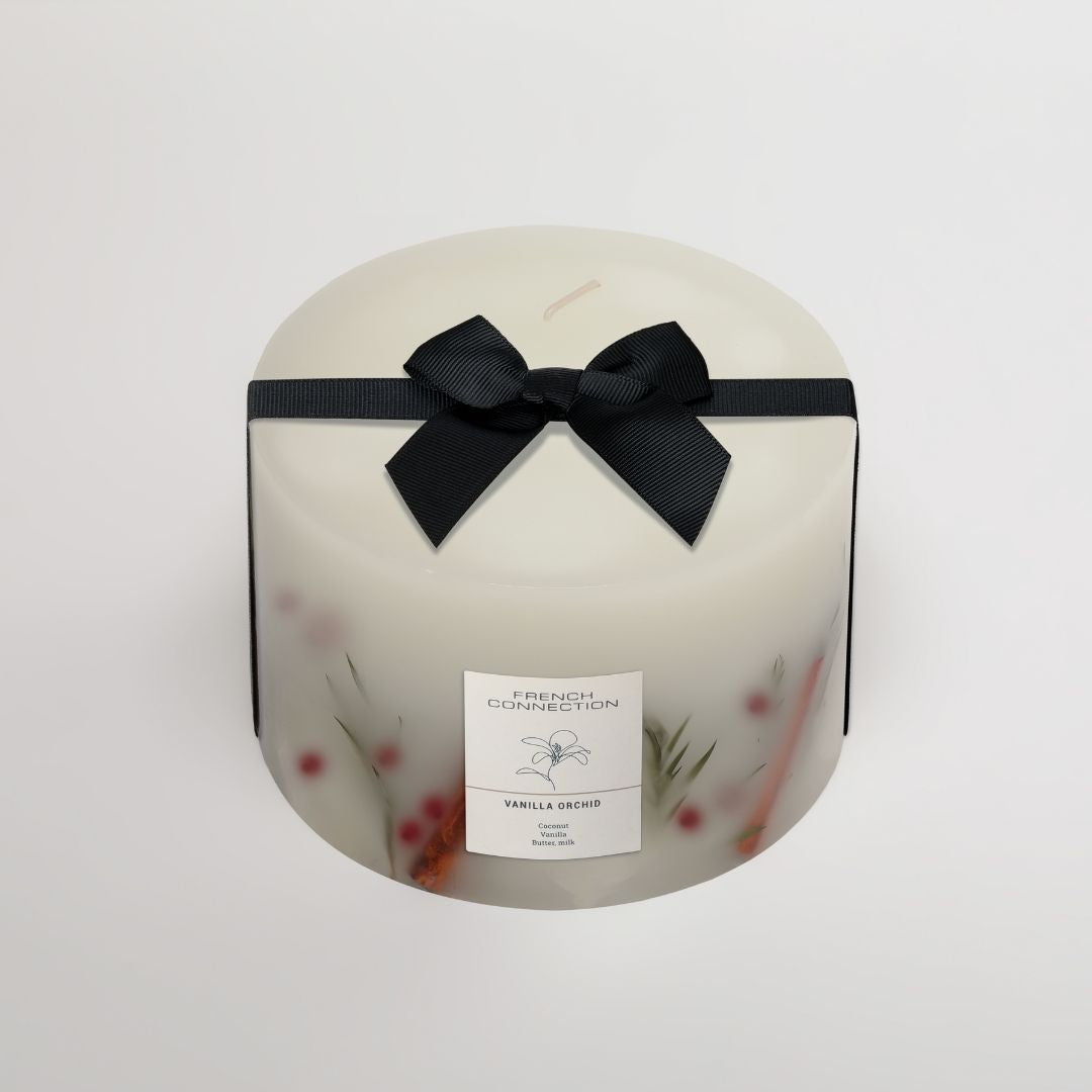 French Connection 4 Wick Scented Candle Vanilla Orchid