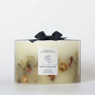 French Connection 4 Wick Scented Candle Cherry Blossom Rose