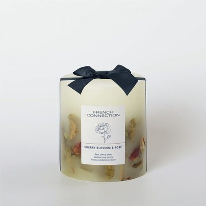 French Connection 1 Wick Scented Candle Cherry Blossom & Rose
